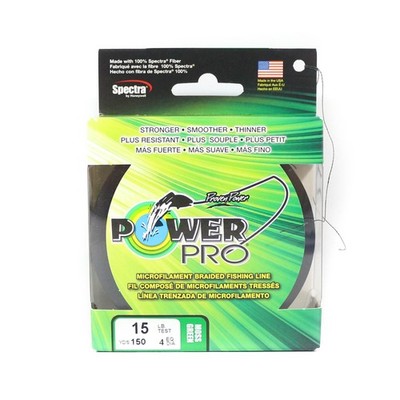 Power Pro Braided Spectra Linie 15lb by 150yds Green (5830)