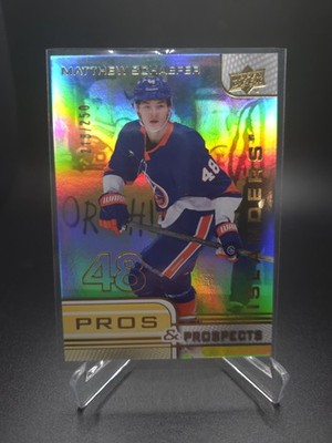 2025-26 Upper Deck Pros & Prospects Gold #PP-10 Matthew Schaefer /250 - NYI 