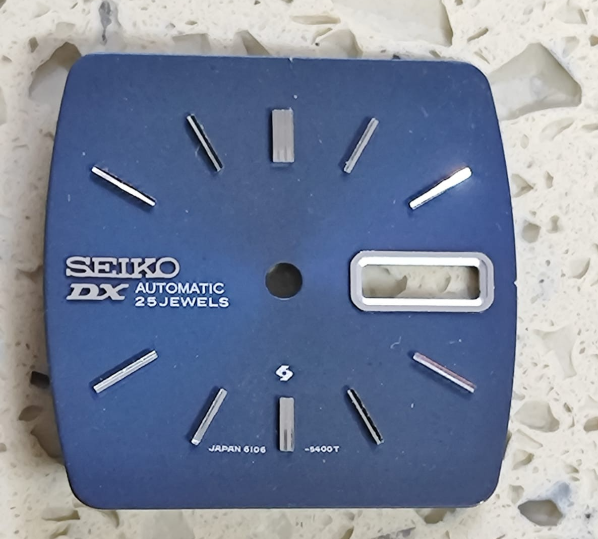 希少/ヴィンテージ　ブルーグレーベニワレン　No.611 NOS Vintage Seiko DX 6106-5400 TV PART - Blue DIAL 27mm NOS | eBay