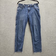 Curve Appeal Women Jeans 8/29 Blue Denim Essential Skinny 26" Inseam