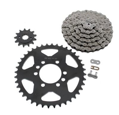 Chain & Black Sprockets for Suzuki LTZ400 Z400 400 QuadSport 2003-2007 13/40 96L