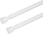 2Pcs Tension Curtain Rod Adjustable 28-40 Inch, Small Tension Rods No Drill, Exp