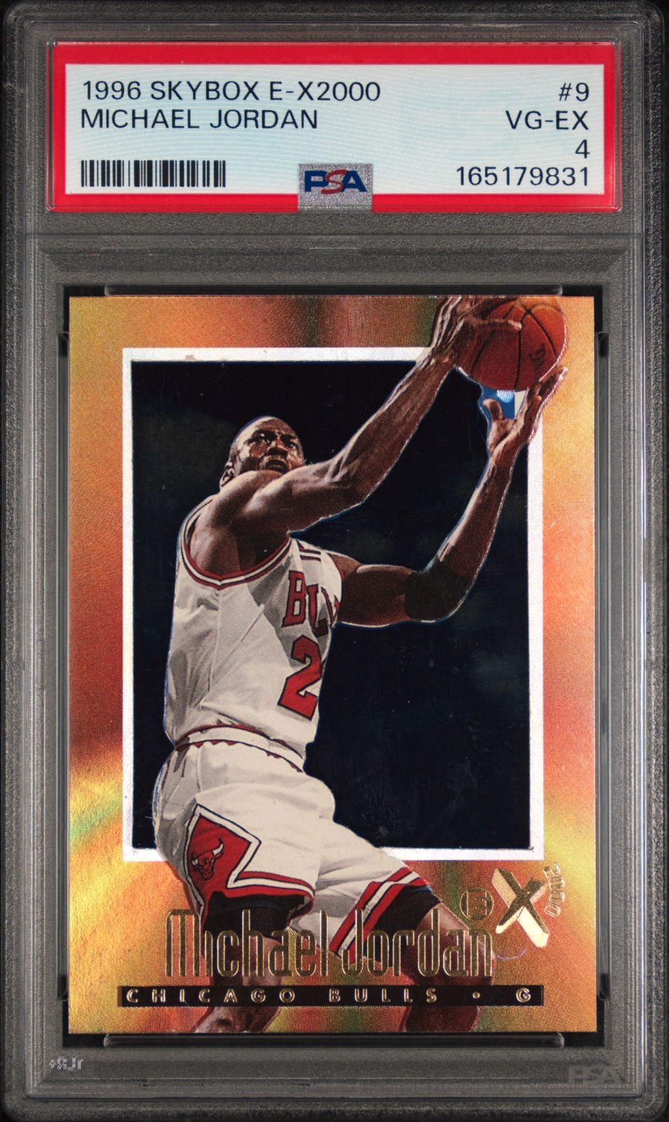 1996-97 Skybox E-X2000 - Michael Jordan #9 PSA 4