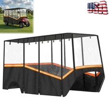 Golf Cart Enclosure for 6 Passenger Compatible with Club Car  EZGO 600D Water