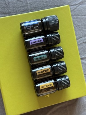 doTERRA 5er- Mini Set Je 5ml: DeepBlue Lavendel MetaPWR Balance Wild Orange Neu