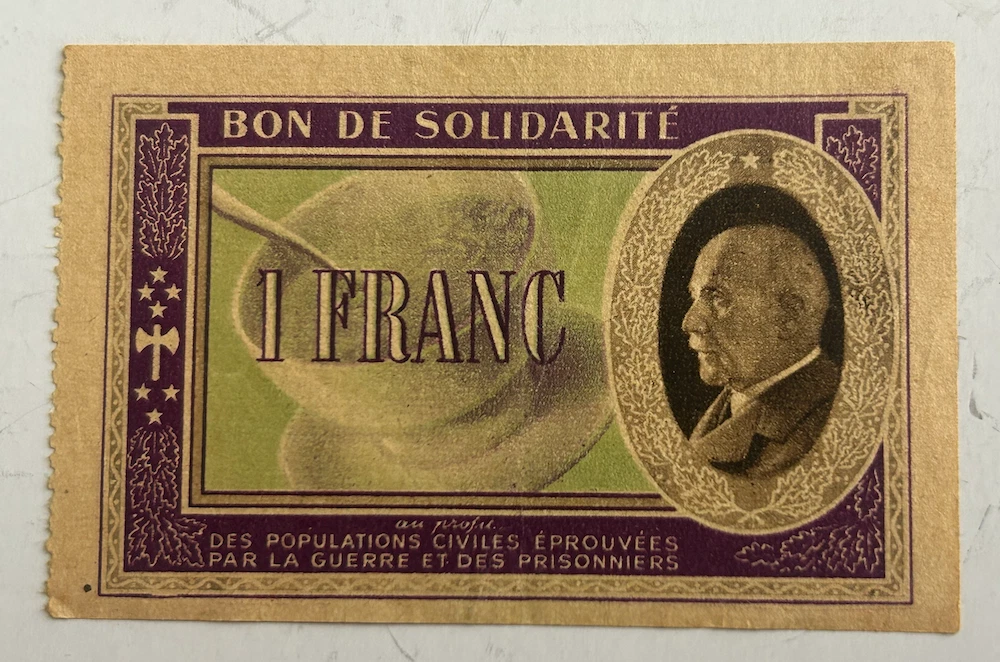 Bayou フランス語1枚 1942 Year French Paper Money for sale | eBay