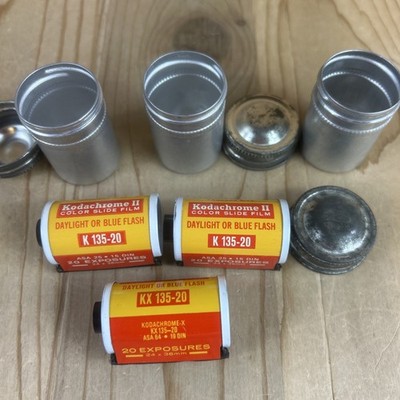 Kodachrome X Color Slide Film 20 Exposures KX135-20 3 Packs Exp 70s