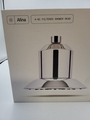 Afina A-01 Filtered Shower Head - High Pressure Rain Shower System- 1.8GPM MAX