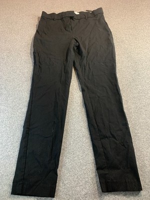 Primark Cares Dress Pants Women's 12 Black Straight Leg Trousers Career Classic