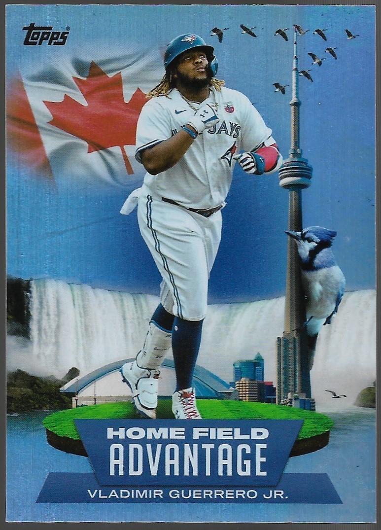 Vladimir Guerrero Jr. 2022 Topps Home Field Advantage SSP Case Hit Blue Jays