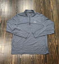 Travis Mathew 1/4 Zip Lightweight Pullover Men  s XL Blue Polyester Cotton