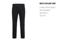 Mens Explore Pant rapha medium 