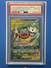 2019 Pokemon Sun & Moon Cosmic Eclipse Blastoise & Piplup GX Full Art PSA 10