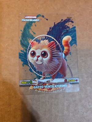 2025 Lamincard Italian Brainrot 1st Edition Gatto Ventilatorino | eBay