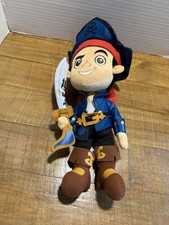 Disney Parks Jake and the Never Land Pirates Jake Plush Doll Pirate Toy 77
