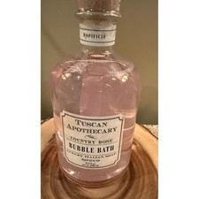 HOPIFICIO TUSCAN APOTHECARY COUNTRY ROSE BUBBLE BATH LUX ITALIAN SOAP 33.8OZ