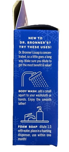 New! Dr. Bronner’s Pure-Castile Soap Gift Set Three Soaps 2oz Each Gift Set - Afbeelding 4 van 5