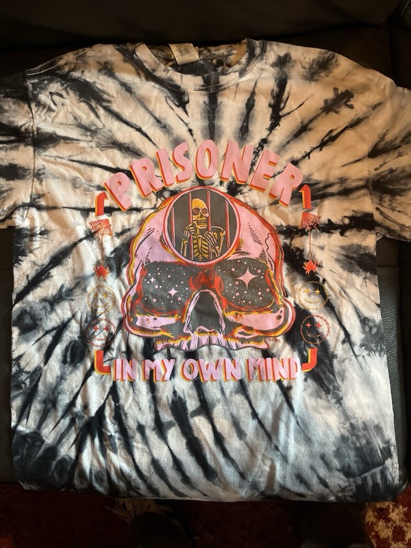 Boss Dog Shirt Prisoner In My Own Mind Shirt. Size M, OOP Biker Metal Tallboy999