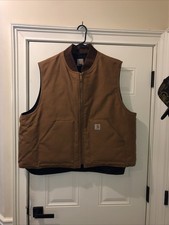 Carhartt men s vest 4 XL brown cotton