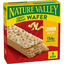 Nature Valley Lemon Crispy Creamy Whole Grain Waffer Bars 5ct 6.5oz