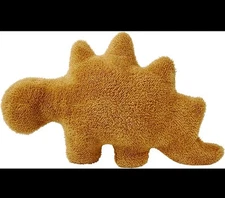 Dino Chicken Nugget Pillow - 18 Inch Soft Dinosaur Plush Stuffie NWT NEW kids