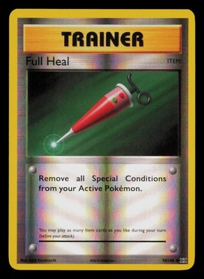 Full Heal 78/108 Uncommon Evolutions Pokemon Reverse Holo Near Mint