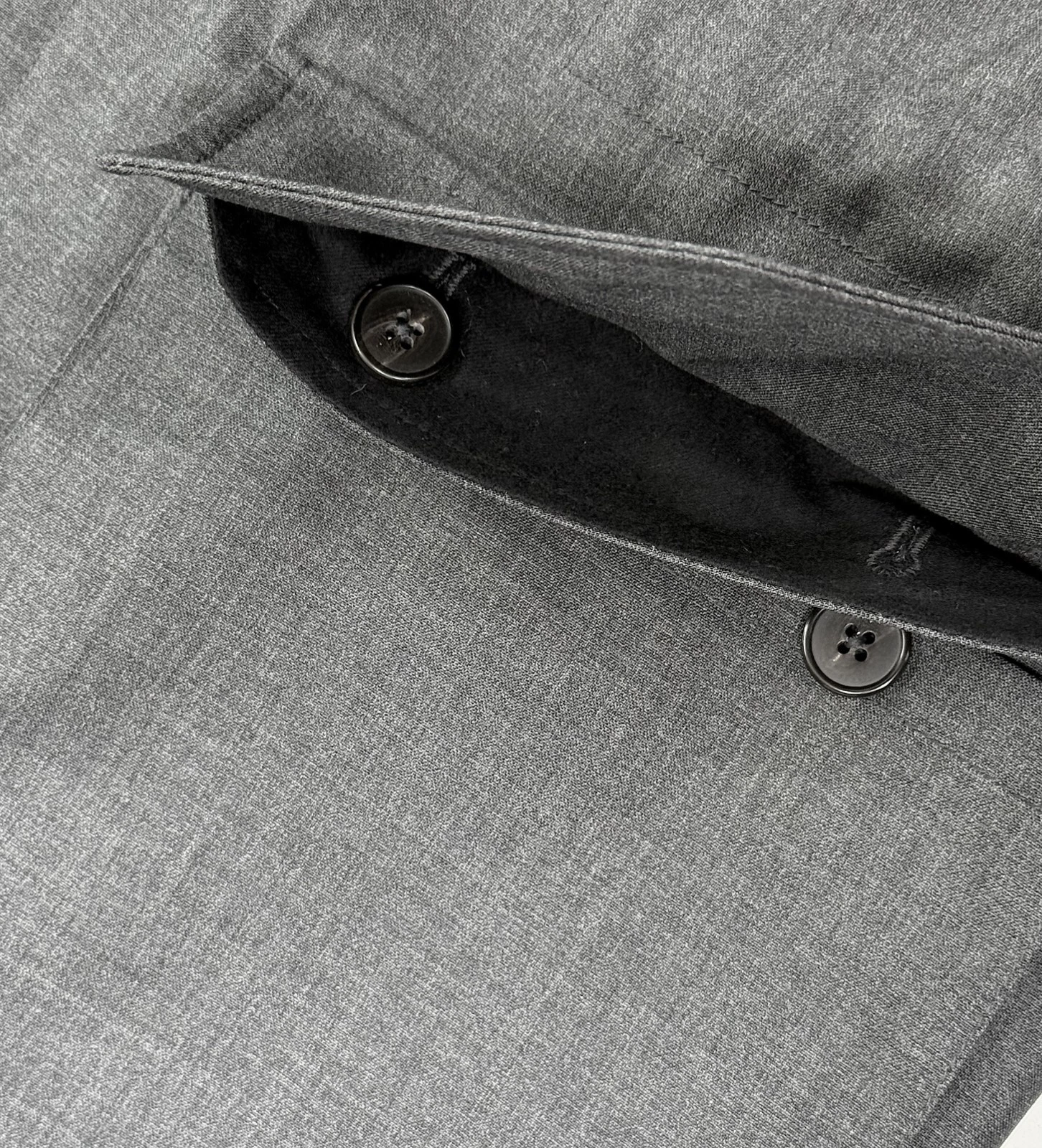 Officine Generale Men's Charcoal Jacket 4 Utility Pockets Tech Water Resist sz M - product detail image 6