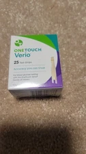 OneTouch Ultra  Glucose Blood Test Strips  25ct 3-31-2026 **Free Shipping**