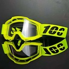100% STRATA 2 MOTOCROSS MX GOGGLES enduro bike 100 PERCENT MIRROR / CLEAR