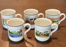 Villeroy & Boch Design Naif Collection 5 different mugs see inside listing