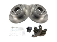 Rear Brake Pad Rotor and Parking Brake Kit fits Mercedes 350SDL 1990-1991 68DMWK