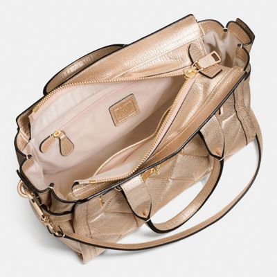 NWT Coach Swagger 27 In Metallic Patchwork Leather F34547 | eBay