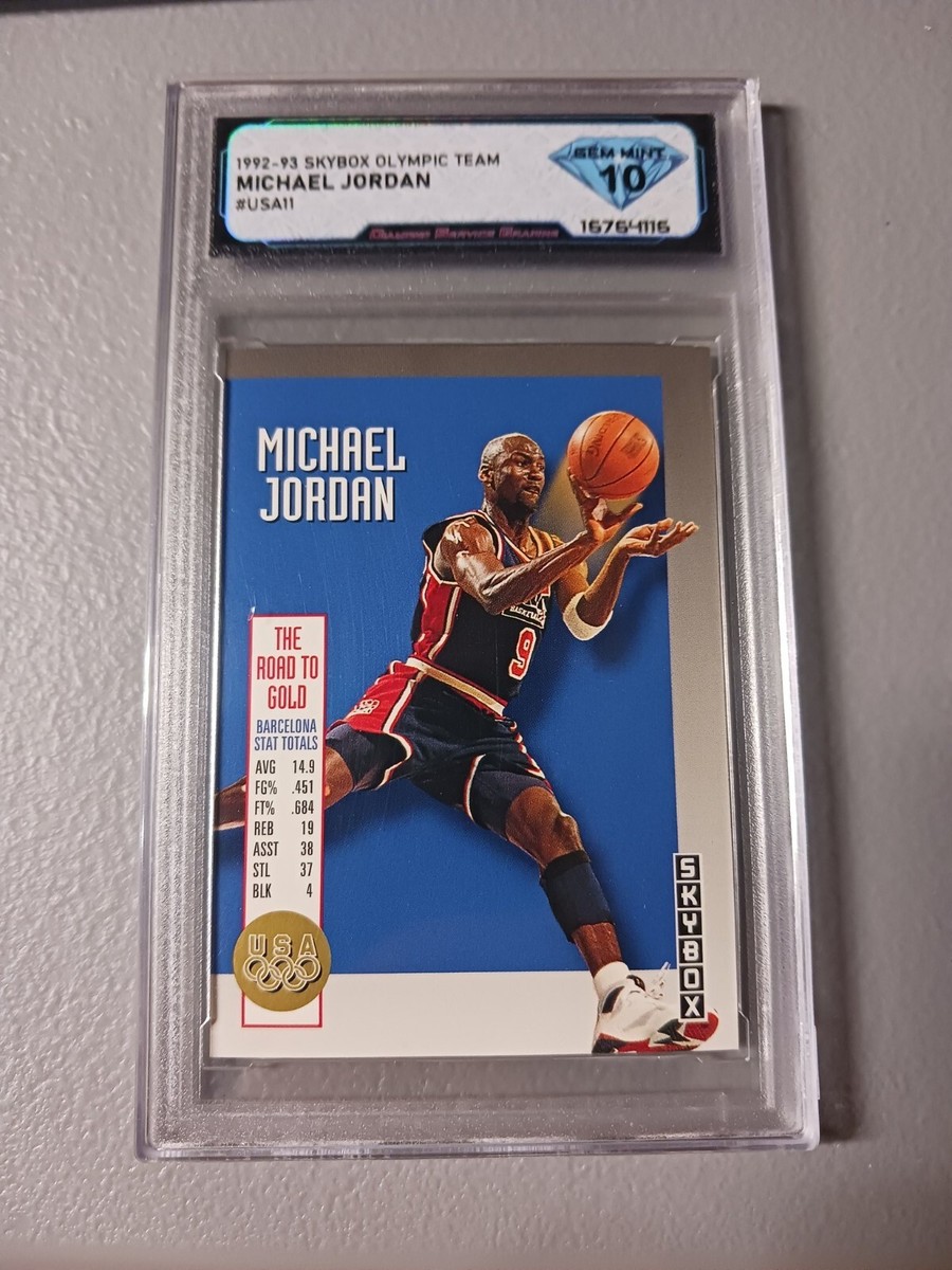 1992-93 Skybox Michael Jordan Olympic Team #USA11 DSG 10 GEM MINT 