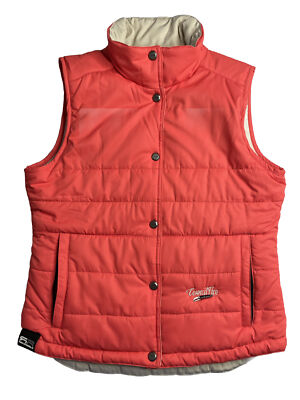 Sun Mountain Women s Reversible Puffer Vest Council Fire Chattanooga Size S A5