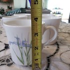 5 Corning / Corelle Shadow Iris purple flower design coffee tea Mug Cup #24 USA — photo 9