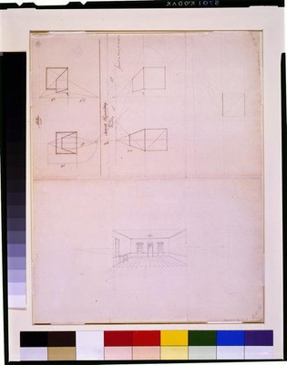 Geometrical diagrams,perspective methods,authors,one-point perspective,1790