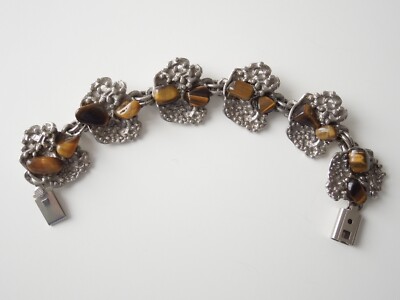 Armband Modernist Tigerauge Modeschmuck 47,5 g/18,5 cm