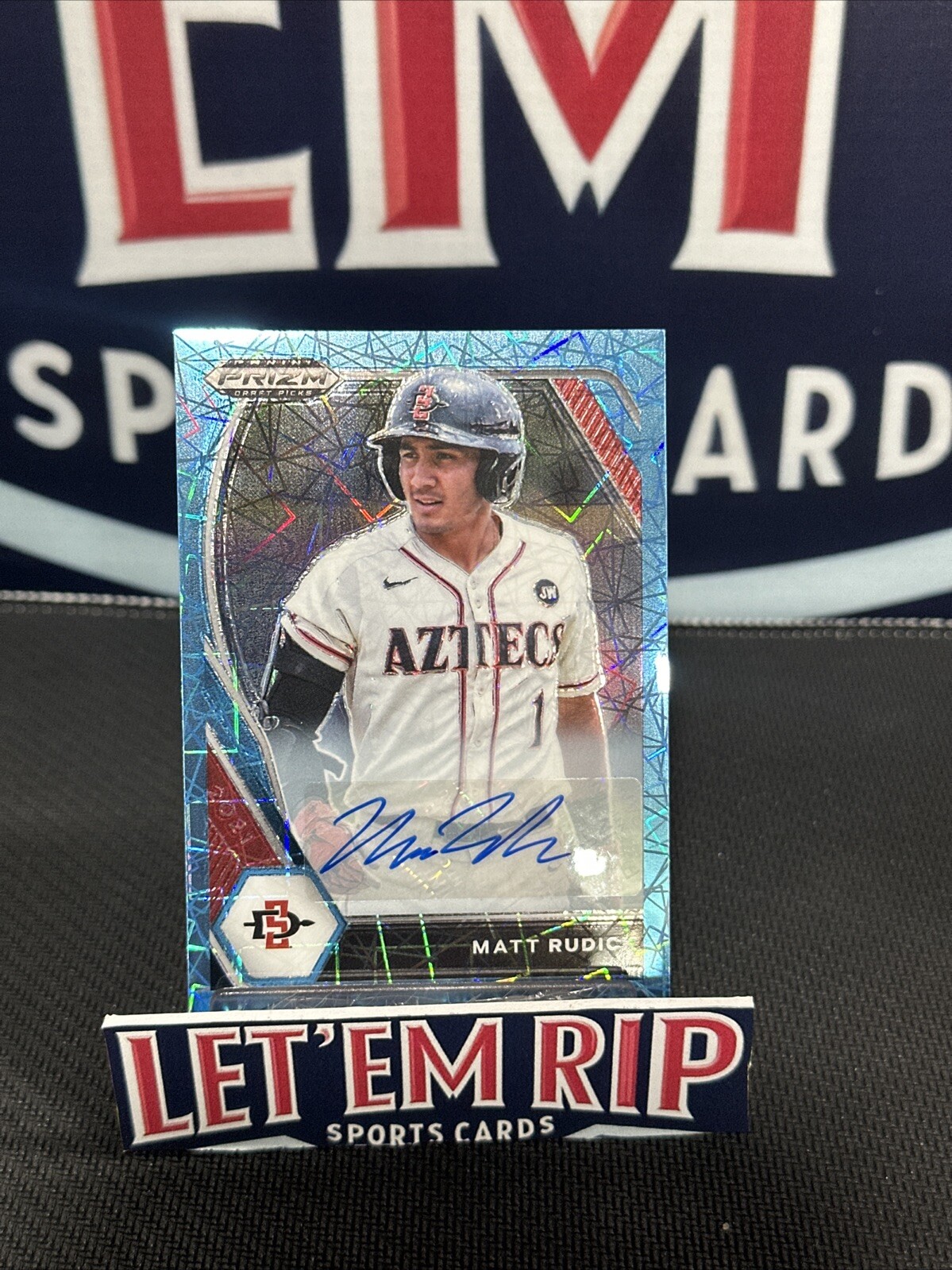 Matt Rudick 2021 Panini Prizm Draft Picks Light Blue Velocity Prizm Matt Rudick | eBay