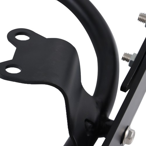 Backrest Sissy Bar w/ Luggage Rack For Bonneville T100 T120/Black 2016-2024 - Picture 11 of 17