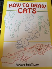 Dover How To Draw Cats -by Barbara Soloff Levy 1997 Paperback L5