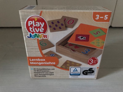 PLAYTIVE JUNIOR Lernbox Mengenlehre TÜV (B-Ware) 3-5 Jahre