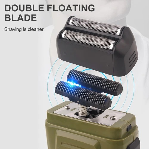 USB Rechargeable Foil Shaver Electric Cordless Wet/Dry Shaver Razor for Men New - Picture 12 of 13
