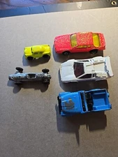 Lot of 5 Vintage  MISC. BRANDS OR UN-BRANDED Cars  