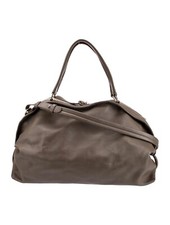 See By Chloé Brown Leather Shoulder Bag Top Handle Tote Crossbody Large