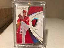 2018 IMMACULATE PATCH SHOHEI OHTANI 03/10