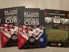 CHICAGO CUBS Vs ST . LOUIS CARDINALS PROGRAMMES