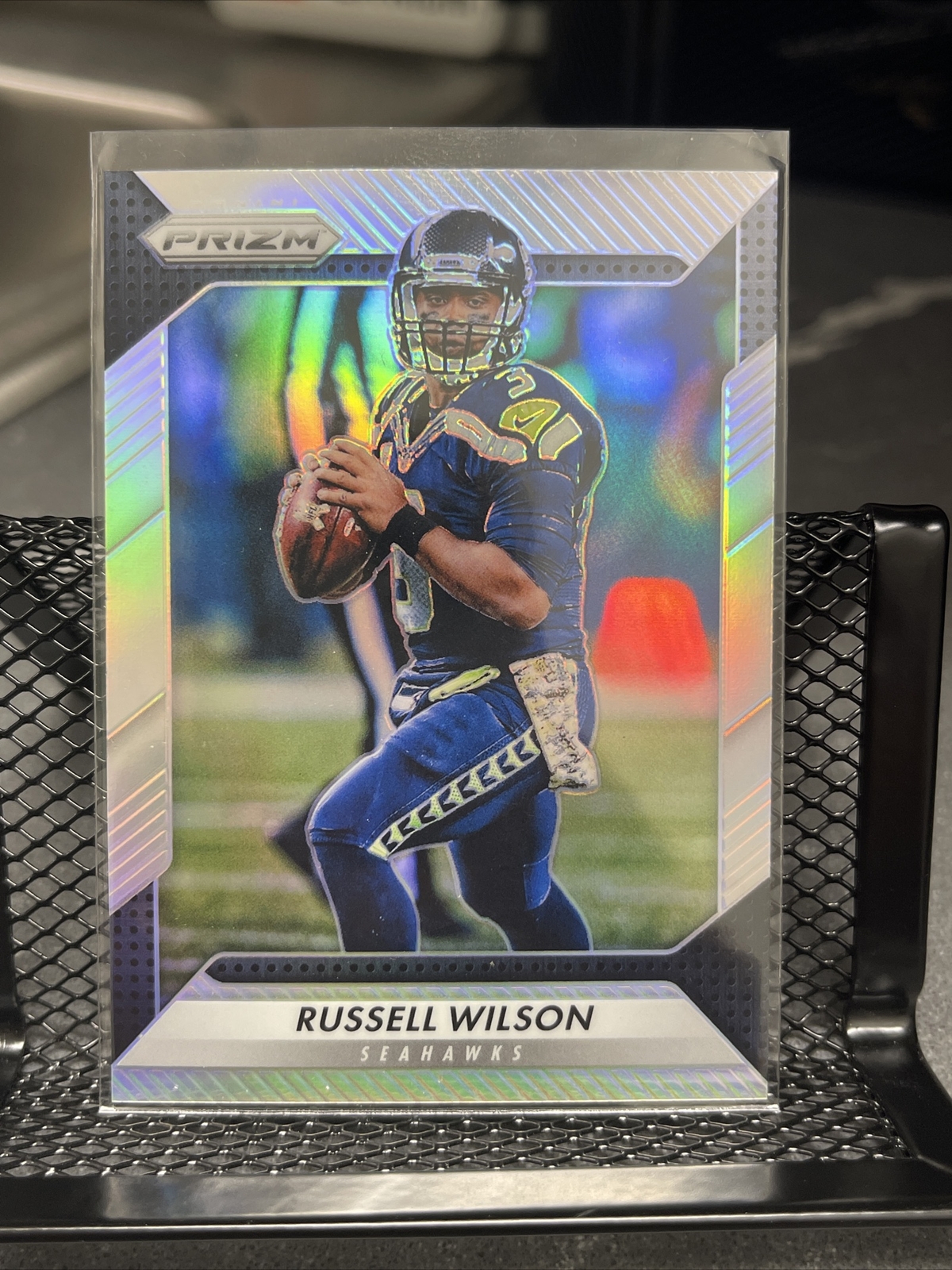 2016 Prizm Russell Wilson Silver Prizm SP #193