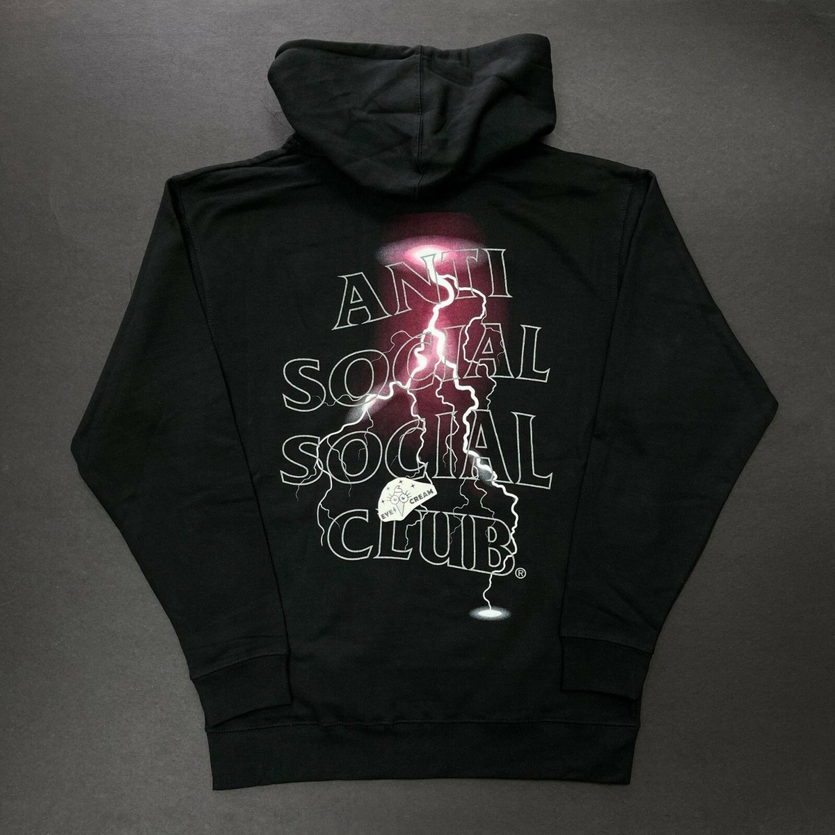 Anti Social Social Club Save Your Tears パーカー ブラック DS ss21 Anti social social Club save your tears 3M reflect
