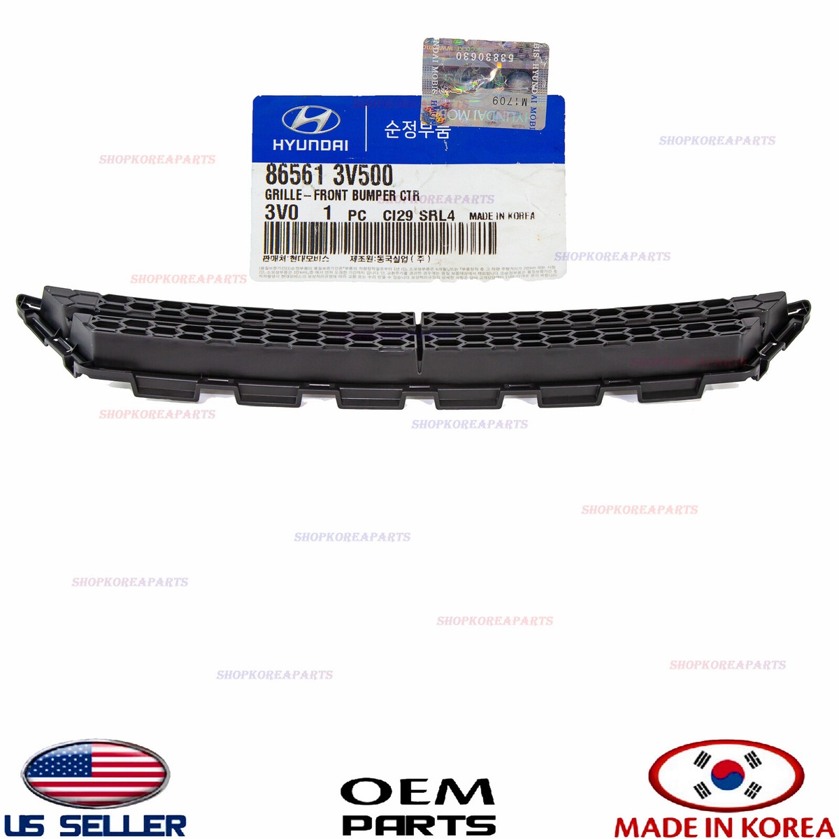 Genuine Front Lower Grille Radiator Center Hyundai Azera 2015-2017