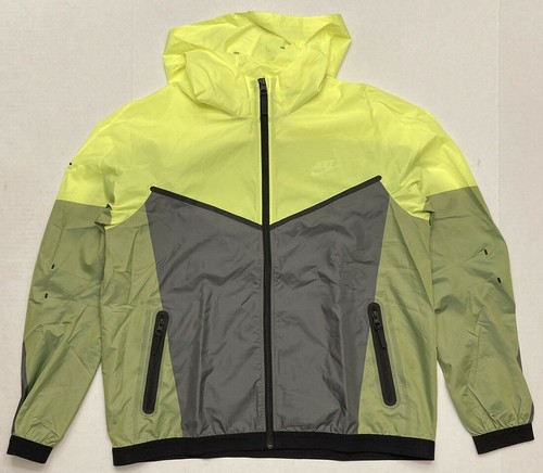 Nike NikeLab Windrunner x Kim Jones Jacket Volt Gray Medium 837938 702 MSRP $275